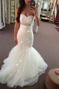 Strapless Sweetheart Neckline Sparkling Mermaid Wedding Dress  Kleinfeld  Bridal